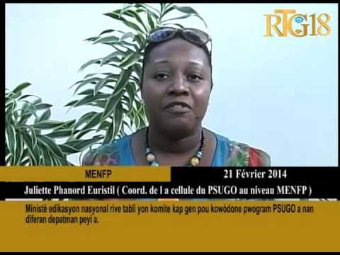 Ministè edikasyon nasyonal rive tabli yon komite kap gen pou kowòdone program PSUGO a nan diferan de
