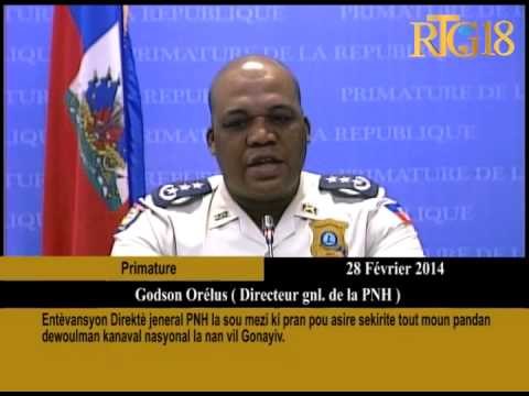 Entèvansyon Direktè jeneral PNH la sou mezi ki pran pou asire sekirite moun pandan dewoulman kanaval