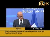 Rankont Prezidan Repiblik Dayiti a Michel Joseph Martelly ak Prezidan Konsèy Inyon Ewopeyèn nan Herm