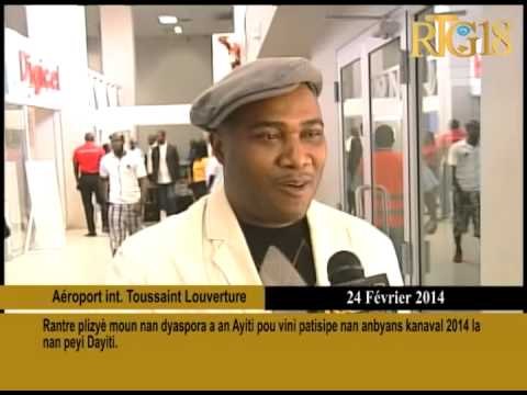 Rantre plizyè moun nan dyaspora a an Ayiti pou vini patisipe nan anbyans kanaval 2014 la nan peyi Da