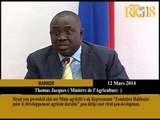 Siyati yon pwotokòl akò ant Ministè agrikilti a ak Reprezantant ''Fondation Haïtienne pour le dévelo