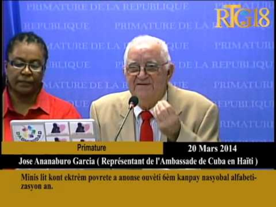 Minis lit kont ektrèm povrete a anonse ouvèti 6èm kanpay nasyonal alfabetizasyon an