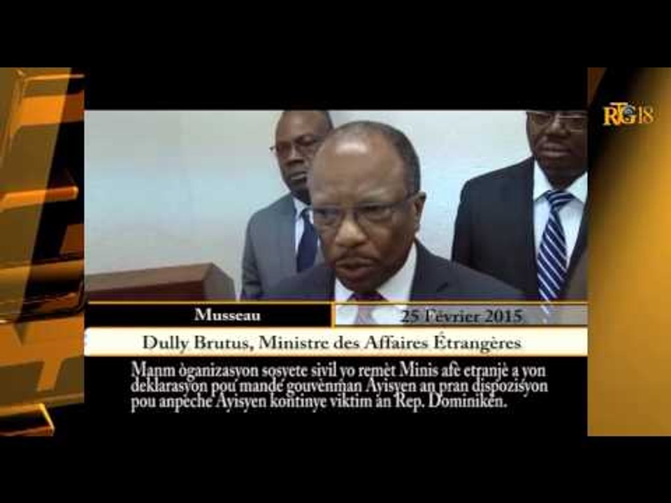 Haïti -République Dominicaine.-   Marche pacifique contre la Rép. Dominicaine.