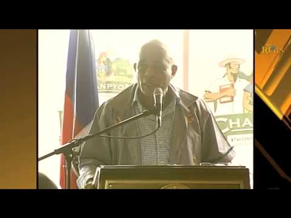 Lancement de la campagne agricole de printemps 2015.