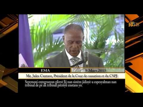 Cérémonie de remise de Commission aux diplômés de la 5e promotion de l'EMA, ce lundi 9 mars 2015.