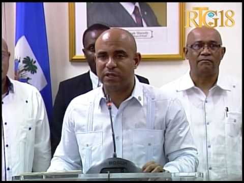 Seremoni Enstalasyon nouvo Sekretè deta planifikasyon an Michel Présumé