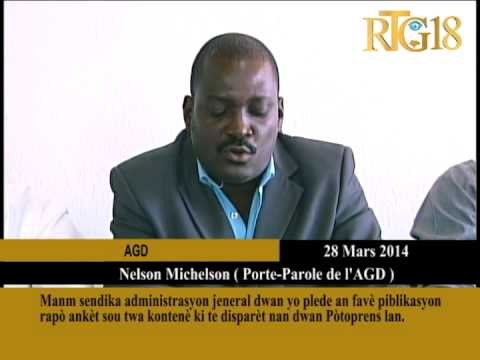 Manm sendika administrasyon jeneral dwan yo plede an favè piblikasyon rapò ankèt sou twa kontenè ki