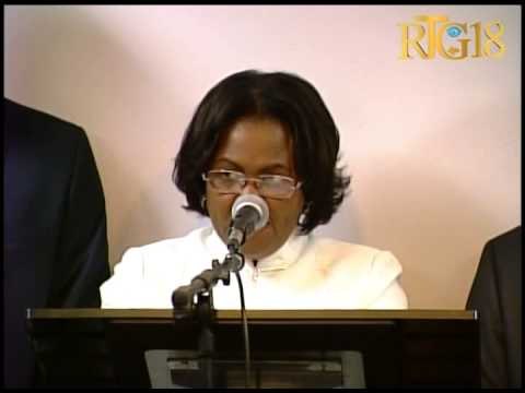 Seremoni enstalasyon Minis ekonomi ak finans la Marie Carmelle Jean Marie