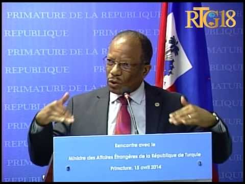 Vizit Minis Afè Etranjè peyi Turquie a Ahmet Davutoglu an kad ranfòsman koperasyon 2 peyi yo