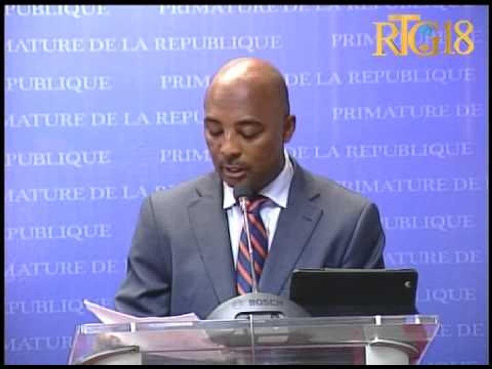 Ministè Edikasyon Nasyonal la Nesmy Manigat anonse Gouvènman an pran divès dispozisyon pou rive repo