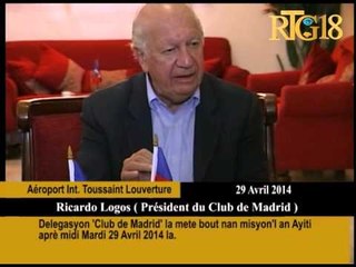 Delegasyon 'Club de Madrid' la mete bout nan misyon'l an Ayiti aprè midi Mardi 29 Avril 2014 la