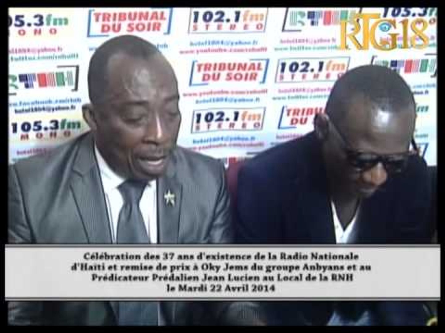 Célébration des 37 ans d'existence de la Radio Nationale d'Haïti et remise  de prix à Oky Jams du Gro - video Dailymotion