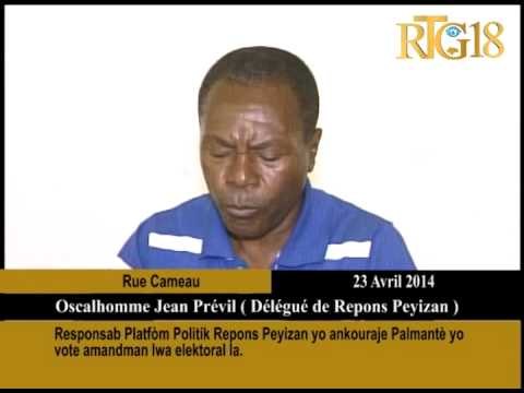 Responsab Platfòm Politik Repons Peyizan yo ankouraje Palmantè yo vote amandman lwa elektoral la