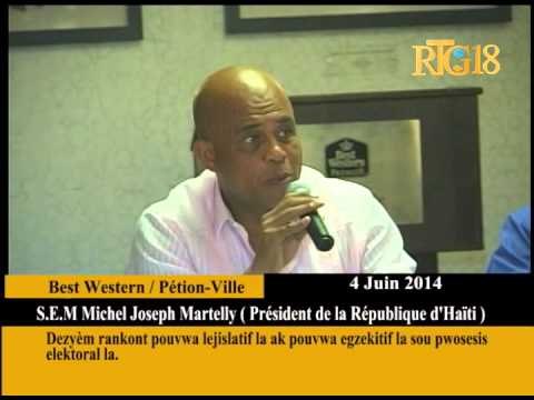 Prezidan Michel J Martelly nan Kad dyalog ant prezidans la ak palman