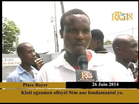 Egzamen ofisyèl 9èm ane Kloti