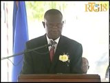 Prezidan Michel Joseph Martelly patisipe nan Gradyasyon 5èm pwomosyon  etidyan lekòl majistrati yo