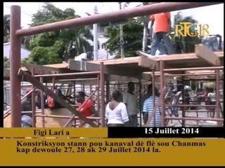 Kontriksyon stann pou kanaval Flè yo sou Chanmas la