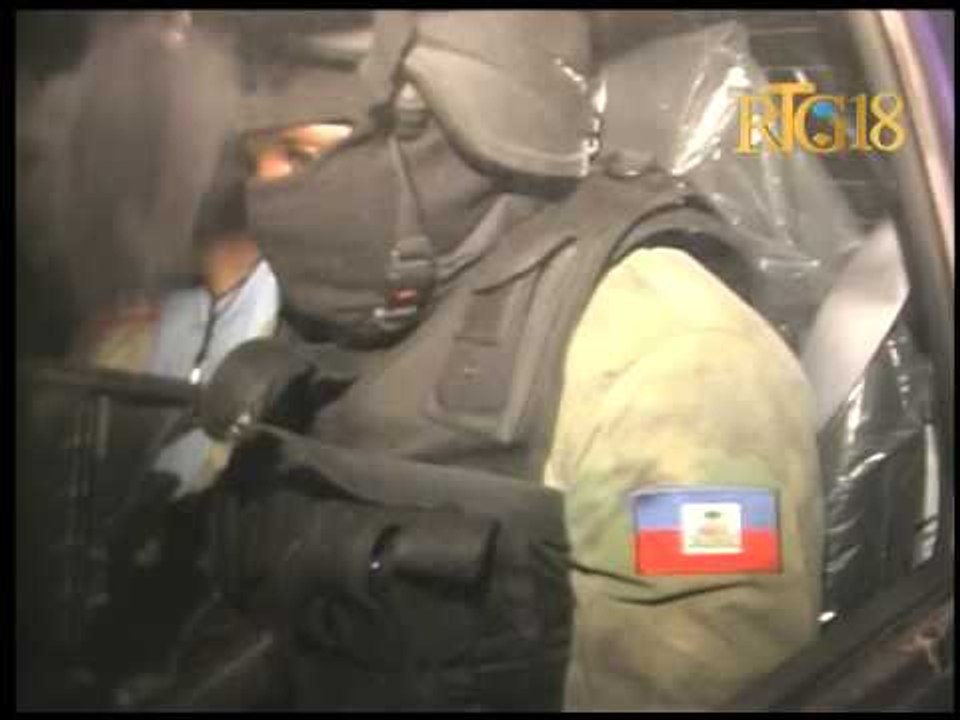 Le prisonnier Clifford Brandt a été appréhendé par des Unités de la  police nationale d'Haiti et Dom