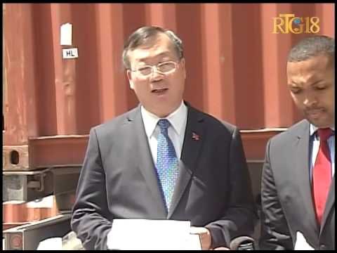 Cérémonie de remise de don de 1000 tonnes de riz au ministère des affaires sociales sociales