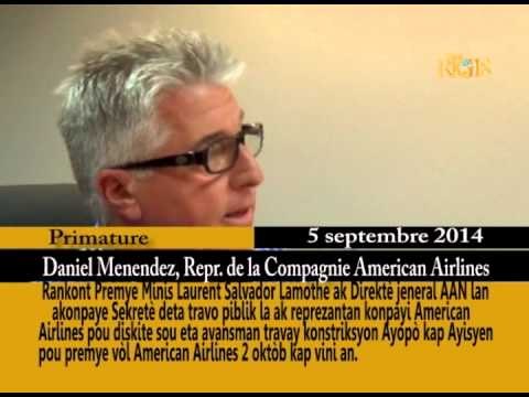 Rencontre entre le premier ministre Laurent S Lamothe et le dirécteur gnl de l'AAN