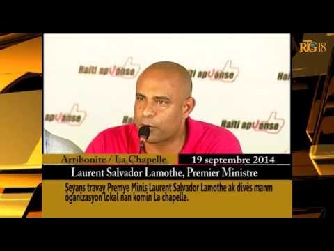 Séance de travail entre le Premier Ministre Laurent Salvador Lamothe et des organisations