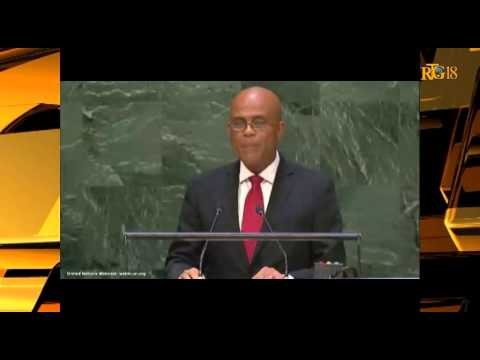 Discours du Président de la République S.E.M Michel Joseph Martelly aux Nations-Unies.