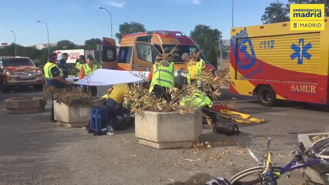 Herida muy grave una mujer tras ser atropellada mientras montaba en bicicleta