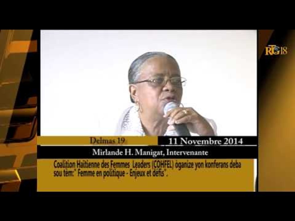 La coalition Haïtienne de Femmes Leaders - Conférence débat