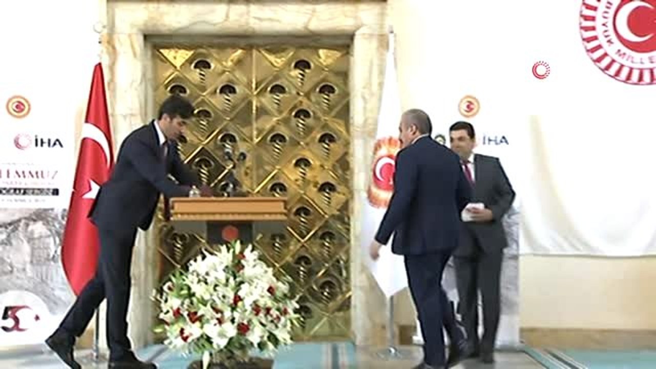 TBMM Başkanı Şentop, İhlas Haber Ajansı'nın açtığı "15 Temmuz Hain Darbe Girişimi" sergisinde...