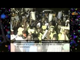 Haïti / Carnaval.-  Première journée Pré Carnavalesque, dimanche 18 janvier 2015