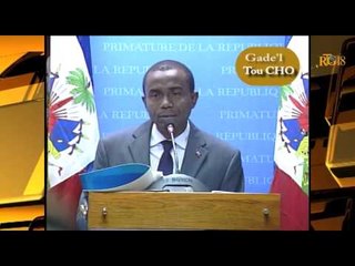 Le Ministre de la Communication, Rotchild Francois Jr. a rencontré la presse ce vendredi 30 janvier.