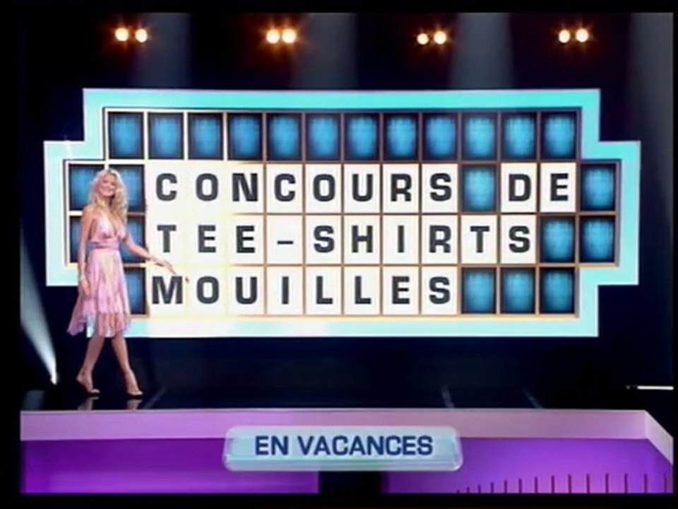 TF1 - 7 Août 2006 - Teaser, pubs, "La roue de la fortune" (Christophe Dechavanne)