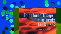 R.E.A.D Telephone Triage Protocols for Nurses D.O.W.N.L.O.A.D