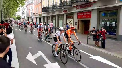 Tour de France: le passage du peloton rue Franklin et place du Marché à Mulhouse