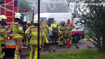 Brand in elektriciteitshuisje in Zwartewatersklooster