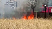 Diyarbakır'da anız yangınları mücadele devam ediyor
