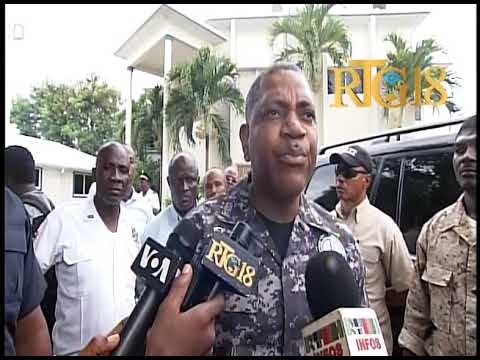 Le directeur gnl. de la PNH Michel-Ange Gédéon annonce toutes les dispositions ont prises