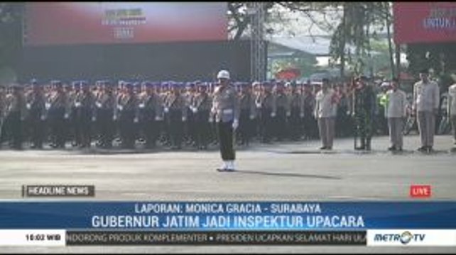 Polda Jatim Rayakan HUT ke-73 Bhayangkara