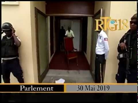 Parlement haïtien.- La salle de séance du Sénat vandalisée