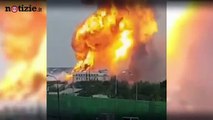 Mosca, divampa grosso incendio nella centrale a gas: numerosi i feriti | Notizie.it