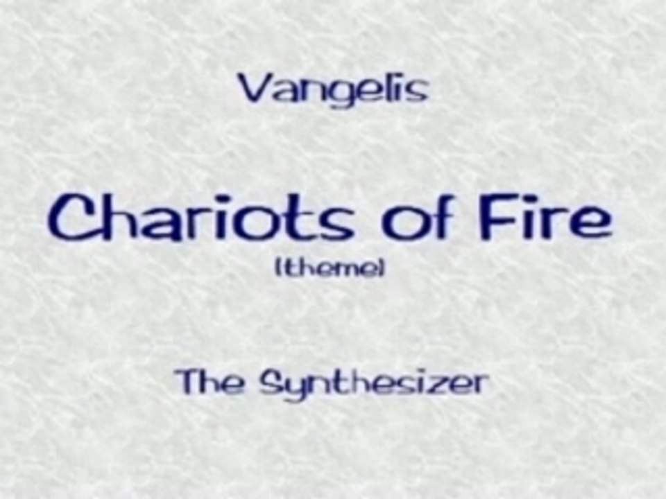 Vangelis - Chariots Of Fire