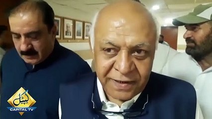 Mir Hasil Bizenjo media talk after opposition parties nominate him for chairman senate