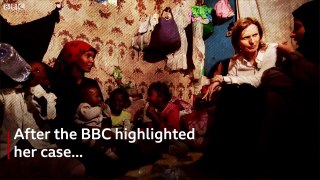 Yemen conflict- Six-year-old Yusra’s new eye - BBC News