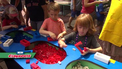 Wally, Tessie Team Up To Unveil One-Of-A-Kind Lego Statue
