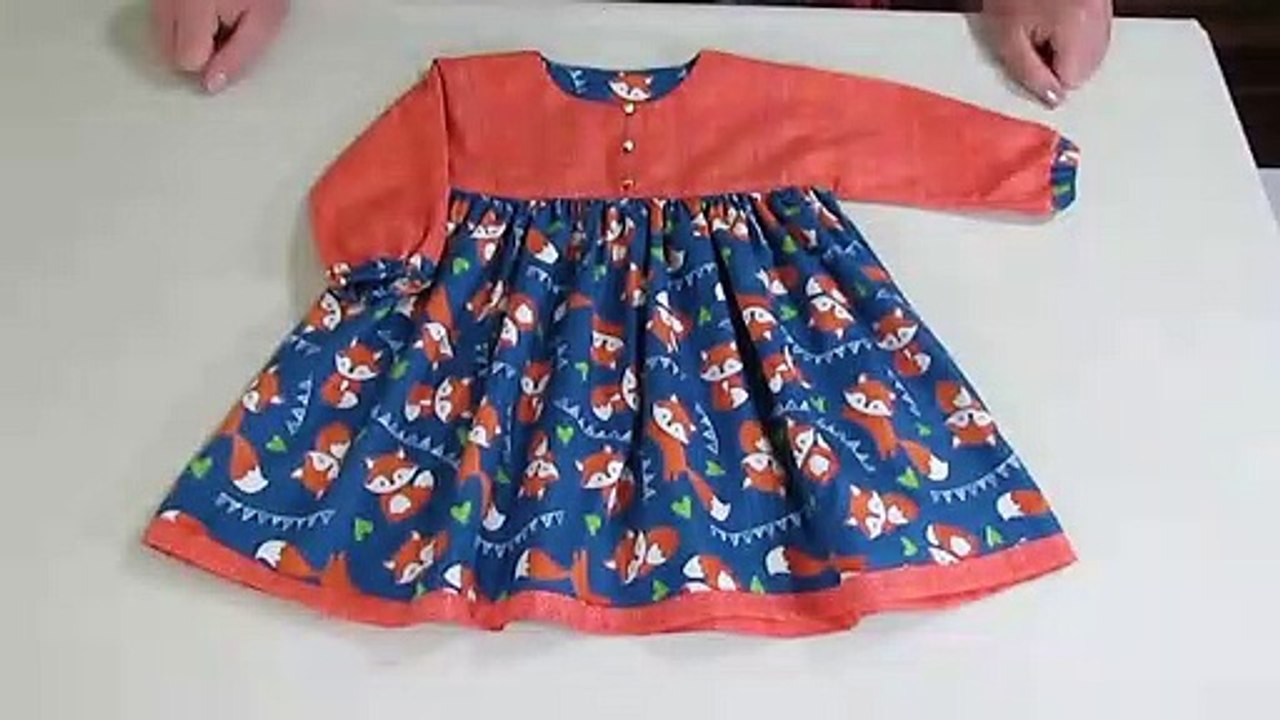 Rập váy cho bé gái size 9 tháng - 3 tuổi (CÓ VIDEO HƯỚNG DẪN MAY)
