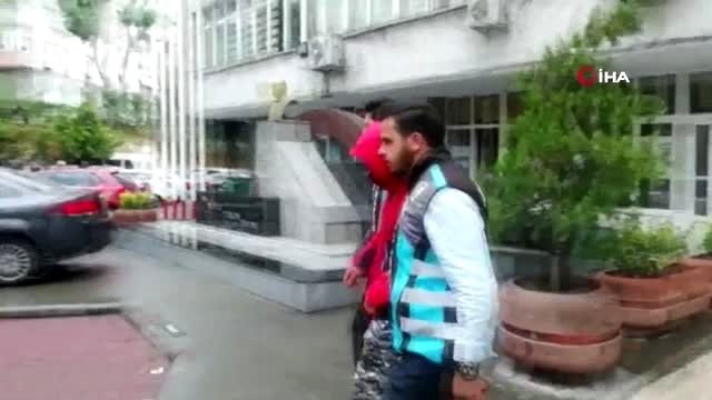 İstanbul'da benzin deposunun üstüne oturup tek teker üzerinde giden maganda yakalandı