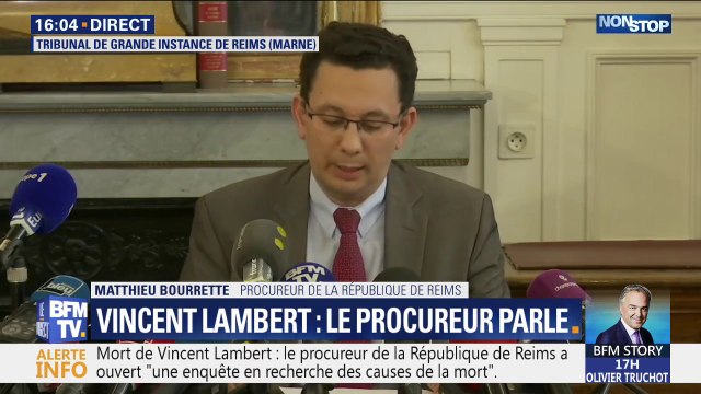 Vincent Lambert: le procureur de la République de Reims estime que les arguments n'étaient pas suffisants pour ouvrir une enquête pénale criminelle