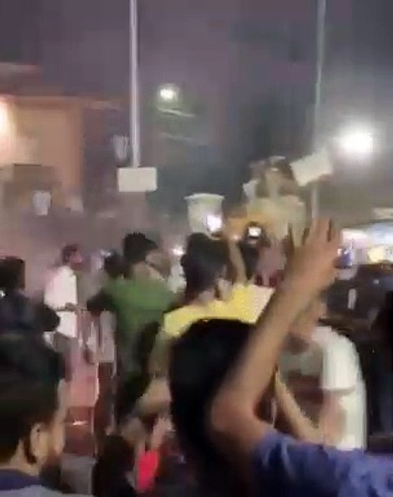 Celebration in Kashmir after India loss against Newzealand