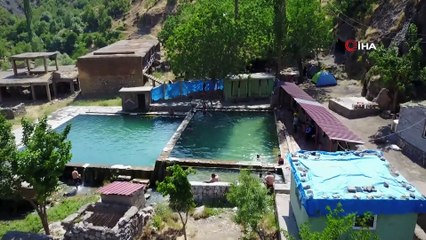 Terör Bittiği Şırnak Dağlarının Kaplıcalarında Şifa Arıyorlar