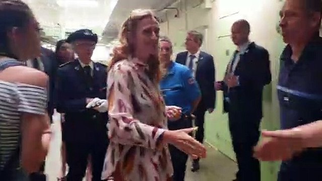 Nicole Belloubet visite la Maison Centrale de Saint-Martin de Ré